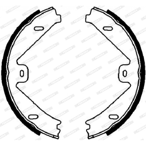 Гальмівні колодки FERODO FSB4026
