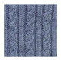 Плед Прованс Soft коси Синій меланж 90x130 см (11681)