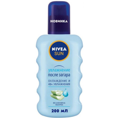 Засіб після засмаги Nivea Sun Освіжаючий спрей Зволоження після засмаги 200 мл (4005900699503)