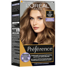 Фарба для волосся L'Oreal Paris Preference 7.1 - Ісландія попелясто-русявий (3600523948437)