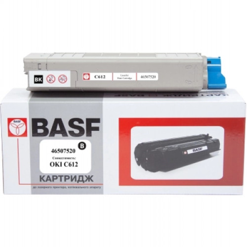 Тонер-картридж BASF OKI C612/ 46507520 Black (KT-46507520)