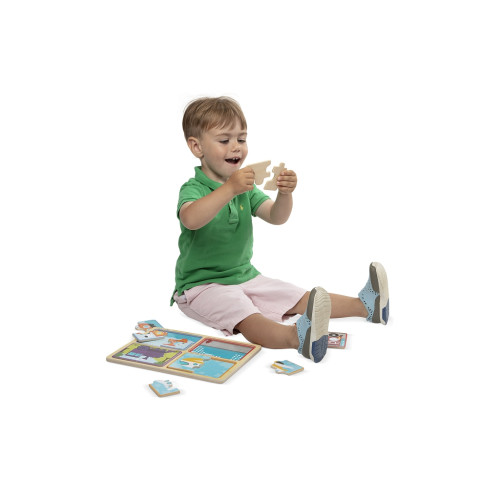 Пазл Melissa&Doug дерев'яні у футлярі "Транспортні засоби" (MD31361)