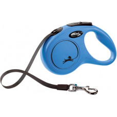 Повідок для собак Flexi New Classic S стрічка 5 м (синій) (4000498023211)