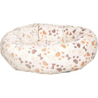 Лежак для тварин Trixie "Lingo" (60х55 см) Білий/Бежевий лапка (4011905376868)