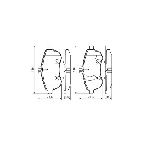 Гальмівні колодки Bosch 0 986 495 104