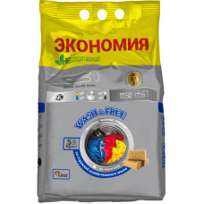 Пральний порошок Wash&Free Universal зі стружкою господарського мила 5 кг (4260637723666)