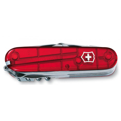 Ніж Victorinox Swisschamp Transparent Red (1.6795.T)