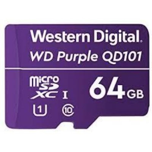 Карта пам'яті WD 64GB microSDXC class 10 UHS-I (WDD064G1P0C)