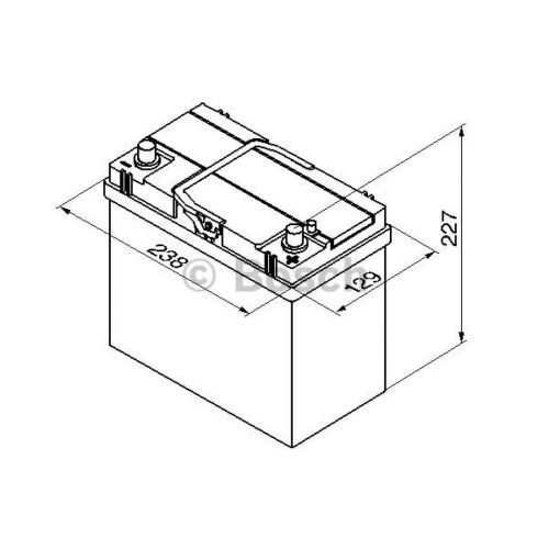 Акумулятор автомобільний Bosch 45А (0 092 S40 210)