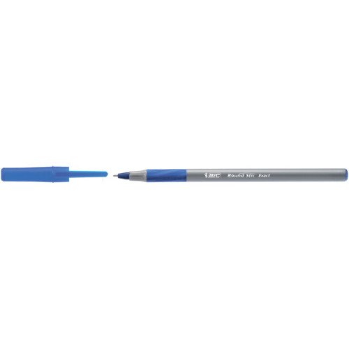 Ручка кулькова Bic Round Stic Exact, синя, 4шт в блістері (bc932857)