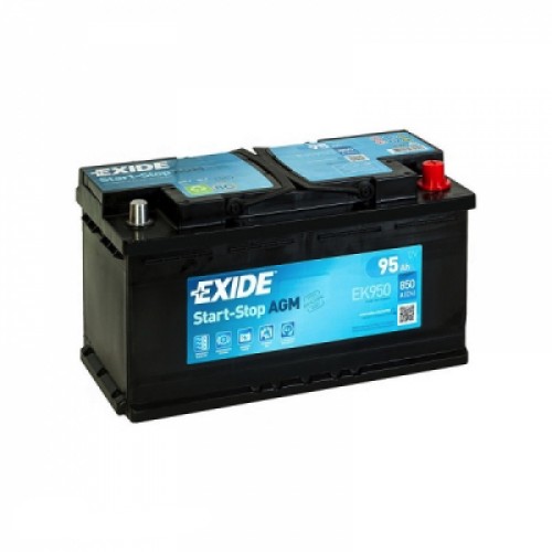 Акумулятор автомобільний EXIDE START-STOP AGM 95A (EK950)