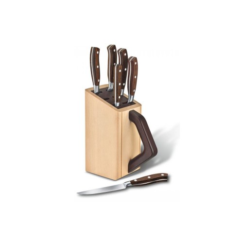 Набір ножів Victorinox Grand Maitre Wood Cutlery Block (7.7240.6)