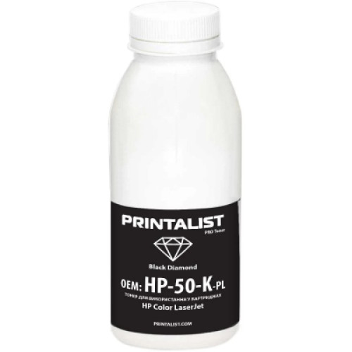 Тонер HP CLJ Universal 50г Black Printalist (HP-50-K-PL)