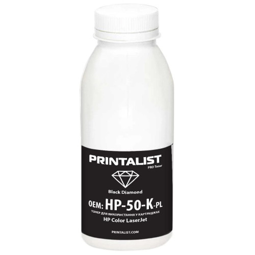 Тонер HP CLJ Universal 50г Black Printalist (HP-50-K-PL)