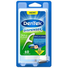 Флос-зубочистки DenTek з диспенсером Потрійне очищення 60 шт. (047701000465)
