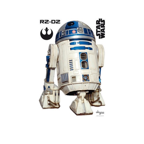 Стікер-наклейка ABYstyle Star Wars — R2D2 блістер, 100х70 см (ABYDCO096_B)