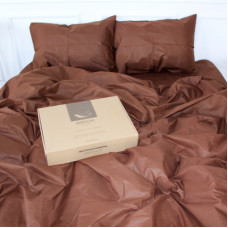 Постельное белье MirSon Ranforce Elite 19-1217 Chocolate perla King Size (2200004703817)