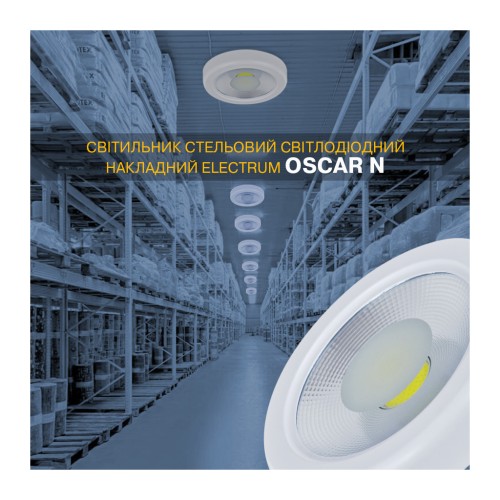 Світильник Electrum Oscar N- 40W 4000К IP54 (B-LD-1972)