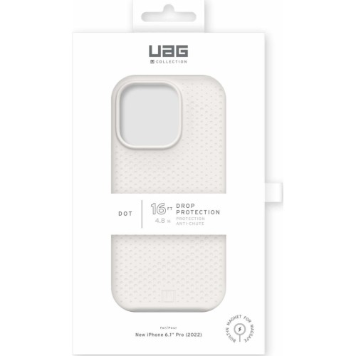 Чохол до мобільного телефона UAG [U] Apple iPhone 14 Pro Dot Magsafe, Marshmallow (114082313535)