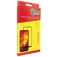 Скло захисне Dengos Full Glue Infinix Hot 12 Play black frame (TGFG-248)