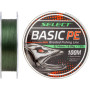 Шнур Select Basic PE 100m Dark Green 0.16mm 18lb/8.3kg (1870.27.63)