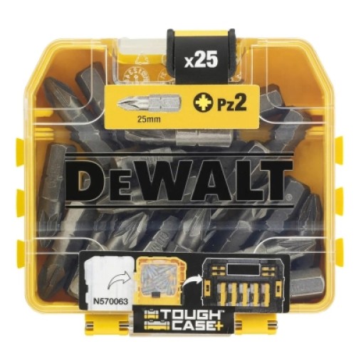 Набір біт DeWALT Pozidriv, Pz2, L = 25 мм, 25 шт (DT71521)