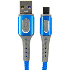 Дата кабель USB 2.0 AM to Type-C 1.0m blue Dengos (NTK-TC-LP-BLUE)