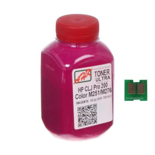 Тонер HP CLJ Pro 200/M251/M276n (131A) Magenta +chip AHK (1505159)