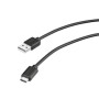 Дата кабель USB 3.0 Type-C to AM 1 m Vinga (VCPDCAM30TC1BK)