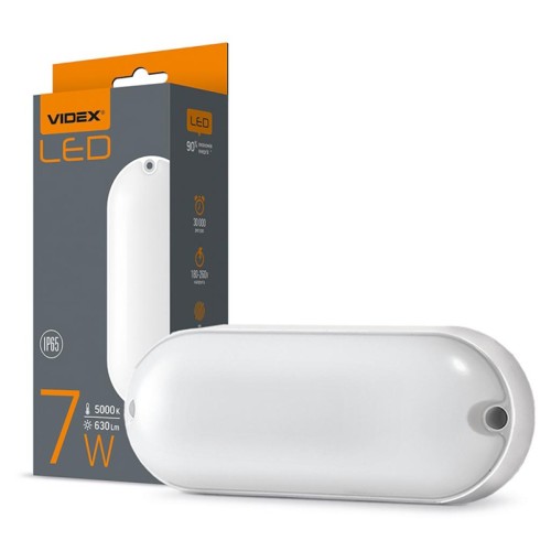 Світильник Videx LED IP65 7W 5000K 220V (VL-BHO-075PW)