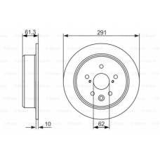 Гальмівний диск Bosch 0 986 479 657