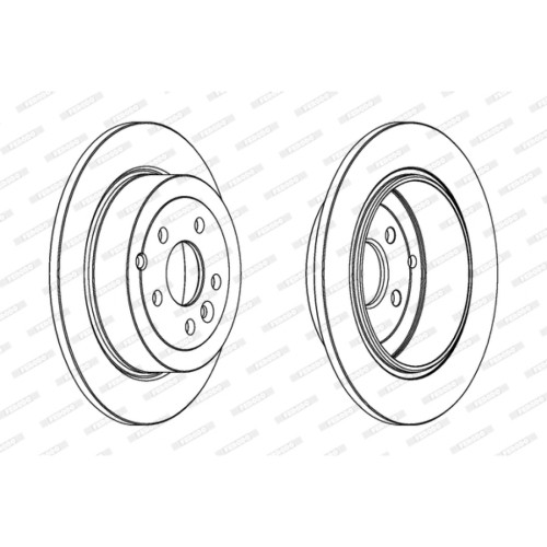 Гальмівний диск FERODO DDF1578C