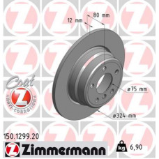 Гальмівний диск ZIMMERMANN 150.1299.20