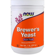 Трави Now Foods Пивні дріжджі в Порошку, Brewer's Yeast, Now Food, 454гр, (NOW-02420)