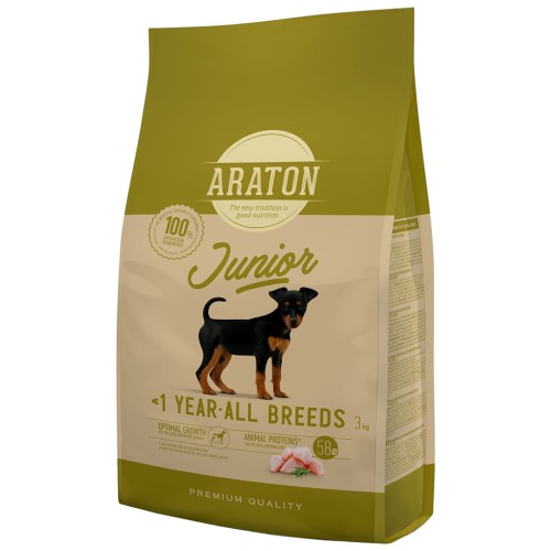 Сухий корм для собак ARATON Junior All Breeds 3 кг (ART45962)