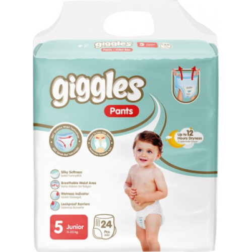 Підгузок Giggles junior 11-25 кг 24 шт (8680131205158)