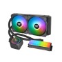 Система водяного охолодження ThermalTake Floe RC240 CPU Memory AIO Liquid Cooler (CL-W271-PL12SW-A)