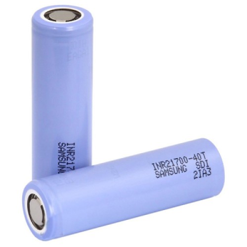 Акумулятор 21700 Li-Ion INR21700-40T 4000mAh, 35A, 4.2/3.6/2.5V Samsung (INR21700-40T)