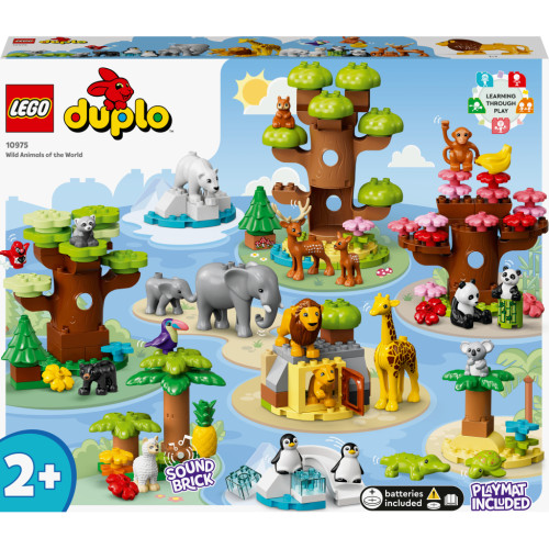 Конструктор LEGO DUPLO Town Дикі тварини світу 142 деталей (10975)