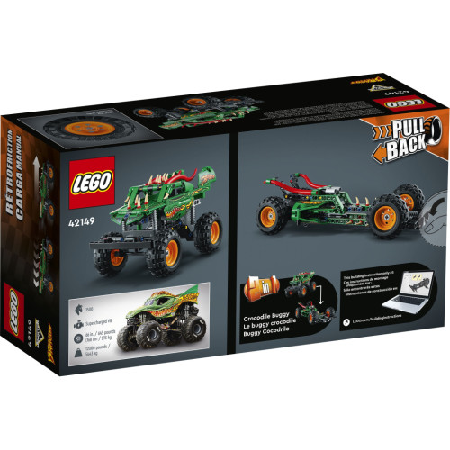 Конструктор LEGO Technic Monster Jam Dragon 217 деталей (42149)