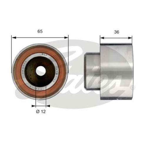Ролик натягувача ременя Gates T42184