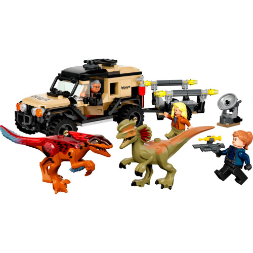 Конструктор LEGO Jurassic World Перевезення пірораптора та дилофозавра 254 деталі (76951)