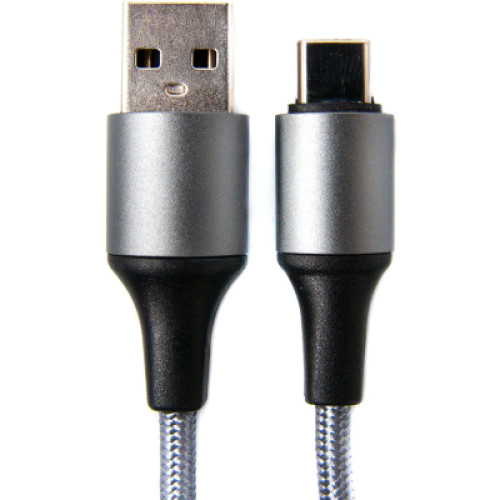 Дата кабель USB 2.0 AM to Type-C 1.0m gray Dengos (NTK-TC-MT-GREY)