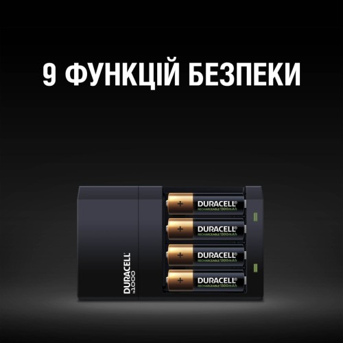 Зарядний пристрій для акумуляторів Duracell CEF14 + 2 rechar AA1300mAh + 2 rechar AAA750mAh (5007497 / 5004990)