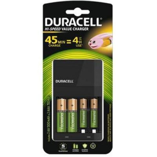 Зарядний пристрій для акумуляторів Duracell CEF14 + 2 rechar AA1300mAh + 2 rechar AAA750mAh (5007497 / 5004990)