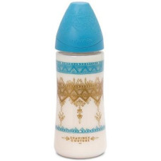 Пляшечка для годування Suavinex Couture 270 мл блакитна (304151)