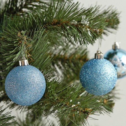 Ялинкова іграшка ColorWay Merry Christmas mix 16шт (8см) LIGHT BLUE_OEM (CW-MCB816LB_OEM)