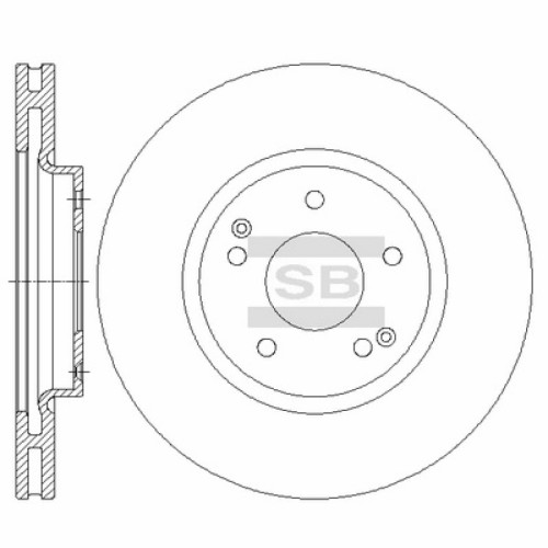 Гальмівний диск HI-Q SD3042