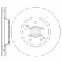 Гальмівний диск HI-Q SD3042