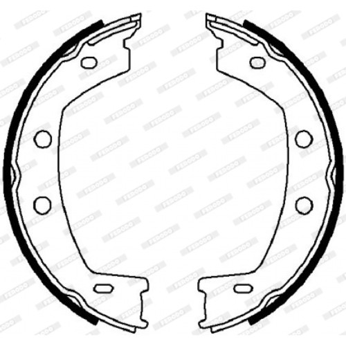 Гальмівні колодки FERODO FSB4032